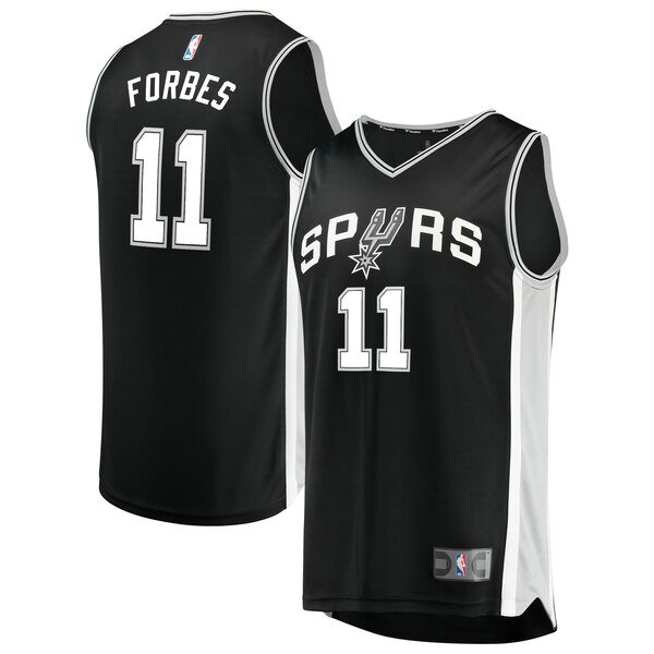 Maillot nba San Antonio Spurs Icon Edition Homme Bryn Forbes 11 Noir